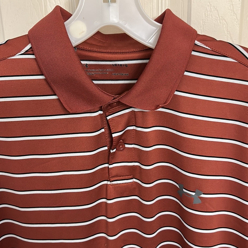 Unser Armor Golf Shirt -rust color